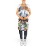 Tibetan Spaniel The Chef Apron Cooking Kitchen Server Baking Crafts Gardening for Adult Women Men, Unisex, Large, Multicolor