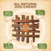 Gullet Sticks 24 Count 100% Natural Beef Esophagus Dog Chews 6â€ Premium Dog Treats for Training Puppies & Adults Zero Filler or Preservatives