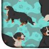 Bernese Mountain Dog Dish Drying Mat Absorbent Dish Drying Mat Pad for Kitchen Counter Dish Drainer Mat for Countertop, 14 x 21", Multicolor