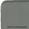 Black Cairn Terrier Fall Dish Drying Mat Absorbent Dish Drying Mat Pad for Kitchen Counter Dish Drainer Mat for Countertop, 14 x 21", Multicolor