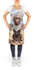 Labrador Retriever Cowboy Welcome Apron Cooking Kitchen Server Baking Crafts Gardening for Adult Women Men, Unisex, Large, Multicolor